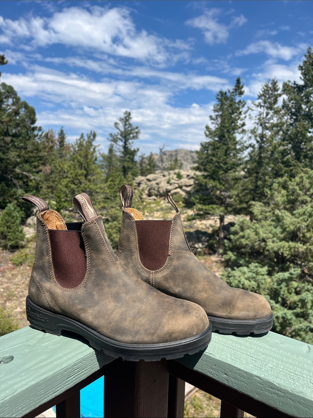 Blundstone Women's Classics #585 Chelsea Boots in Rustic Brown Sz AU 8 = US W11